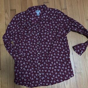 Women’s XXL Wrangler Pearl snap shirt